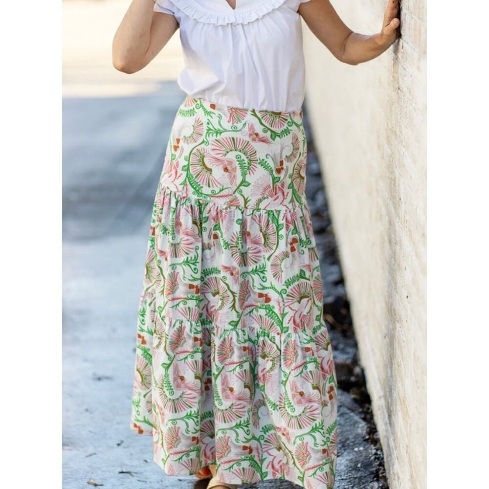 CK Bradley Tiered Peasant Maxi Skirt Sz. M